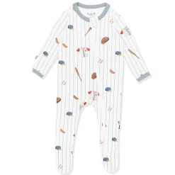 Zippered Footie in Home Run