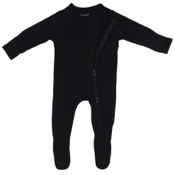 Zippered Footie in Midnight
