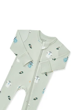 Zippered Footie in Soccer