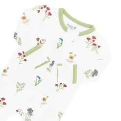 Zippered Footie in Wildflower