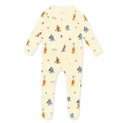 Zippered Footie in Winnie the Pooh Celebration