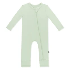 Zippered Romper in Basil