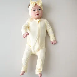 Zippered Romper in Chamomile