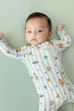 Zippered Romper in Honeydukes