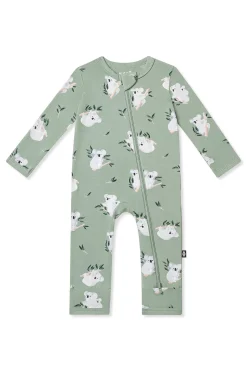 Zippered Romper in Koala