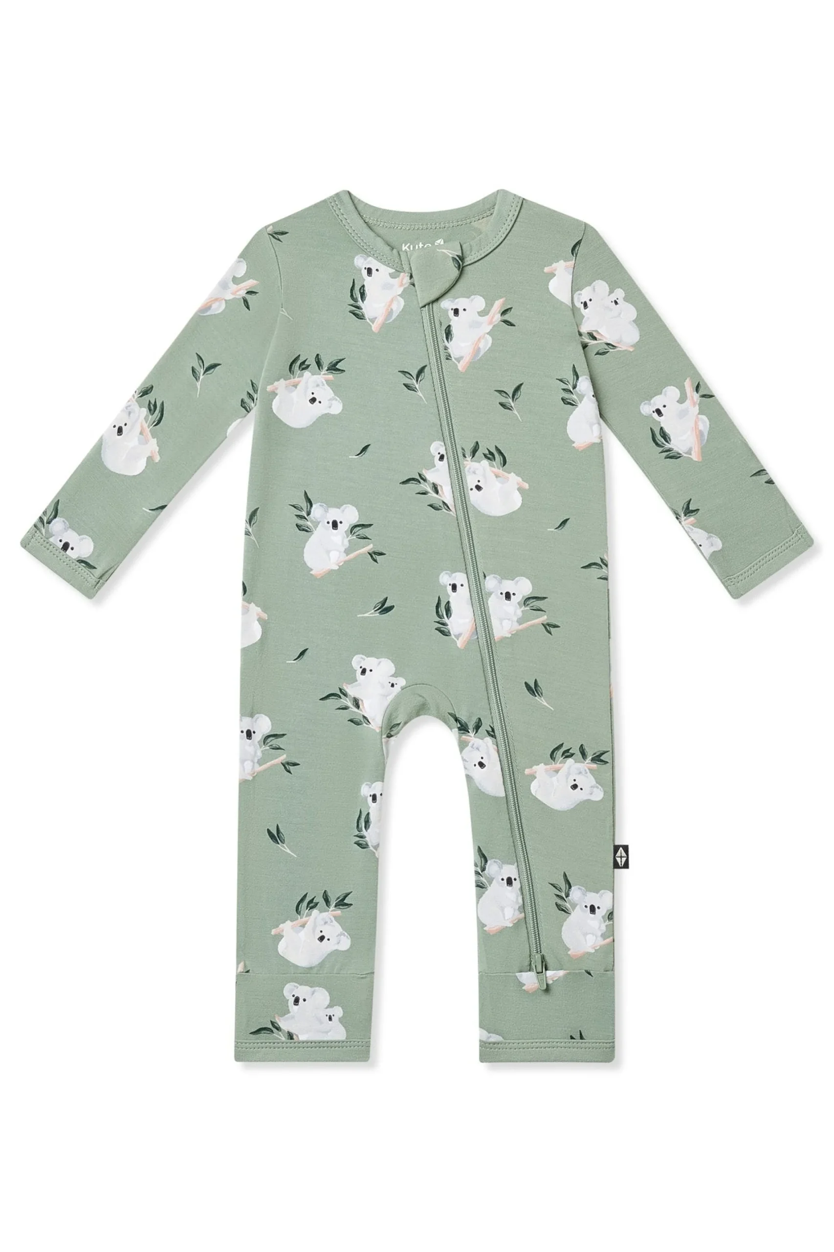 Zippered Romper in Koala