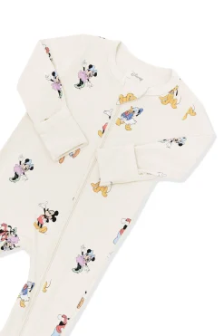 Zippered Romper in Mickey Mouse and Friends