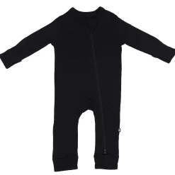Zippered Romper in Midnight