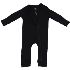 Zippered Romper in Midnight