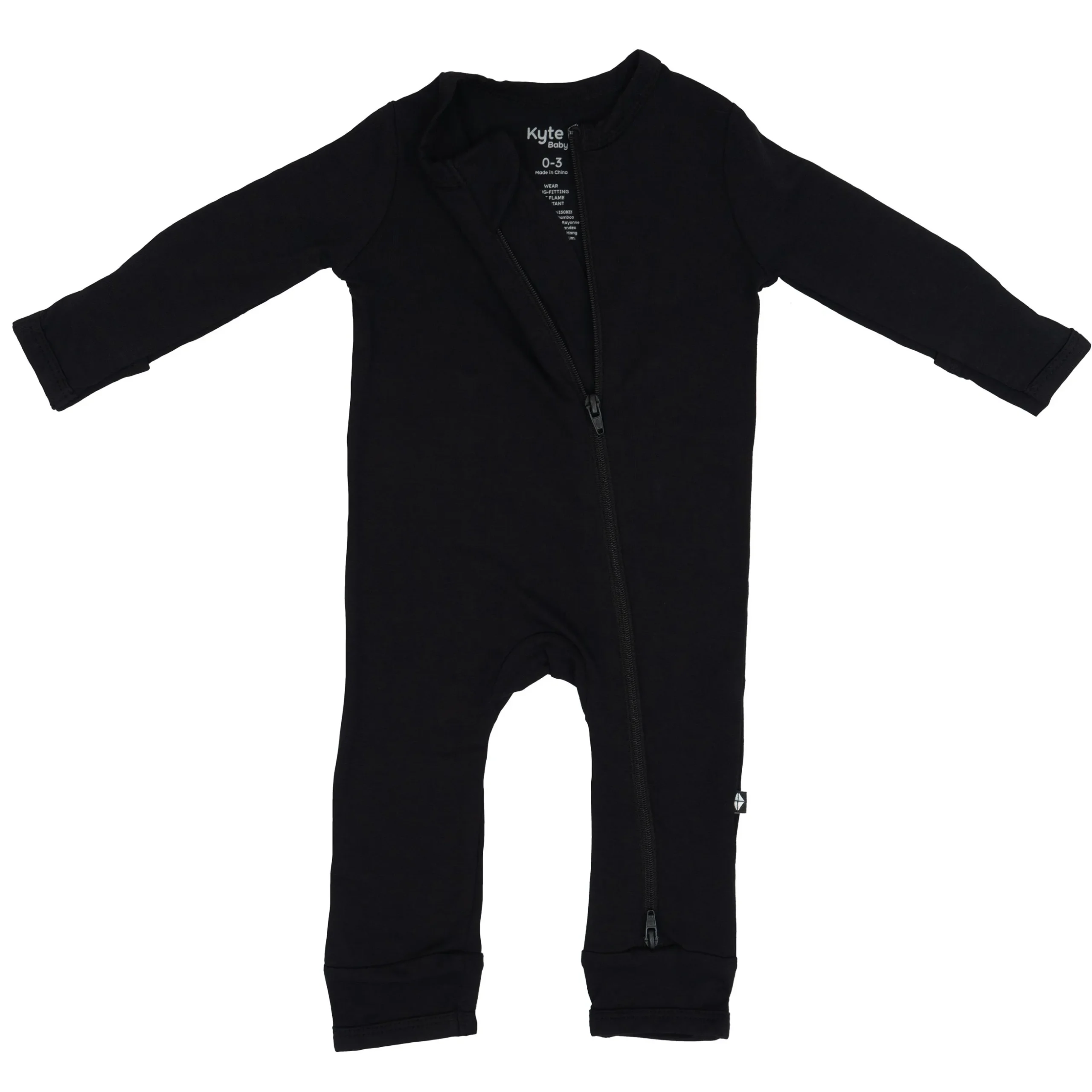 Zippered Romper in Midnight
