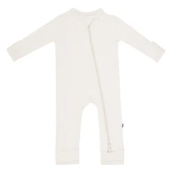 Zippered Romper in Oat