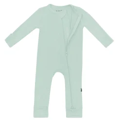 Zippered Romper in Sage