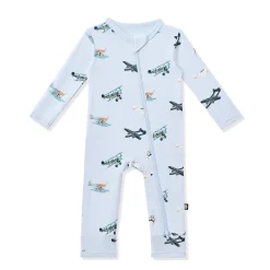 Zippered Romper in Take Off