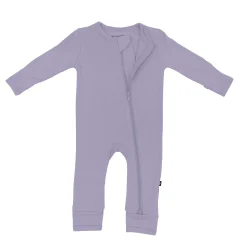 Zippered Romper in Taro