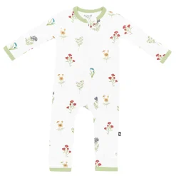 Zippered Romper in Wildflower