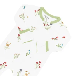 Zippered Romper in Wildflower