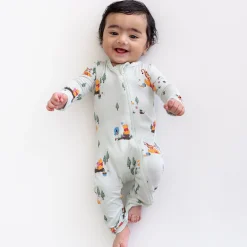 Zippered Romper in Winnie the Pooh Hundred Acre Wood