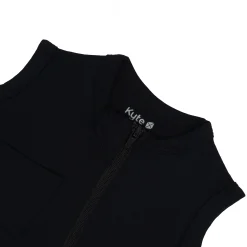 Zippered Sleeveless Romper in Midnight