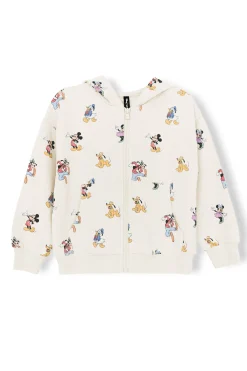 Zip-Up Hoodie in Mickey Mouse and Friends