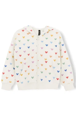 Zip-Up Hoodie in Pastel Mickey Mouse
